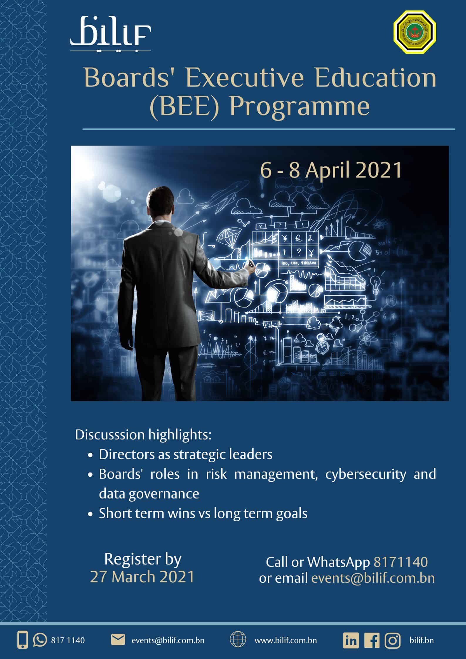 Boards' Executive Education (BEE) Programme