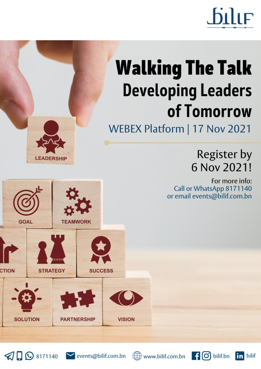 Walking The Talk: Developing Leaders of Tomorrow